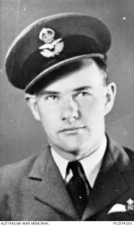 Portrait of Flight Lieutenant (Flt Lt) Malcolm Cullen, Royal New Zealand Air Force (RNZAF), a pilot who flew Typhoons with No. 257 (Burma) Fighter Squadron. Flt Lt Cullen was shot down on 24 May ..