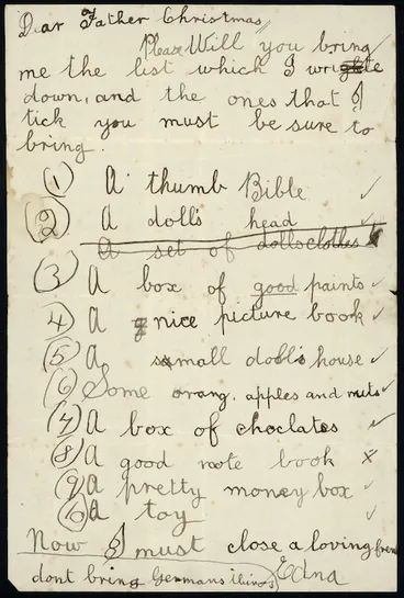 Image: Letter to Father Christmas
