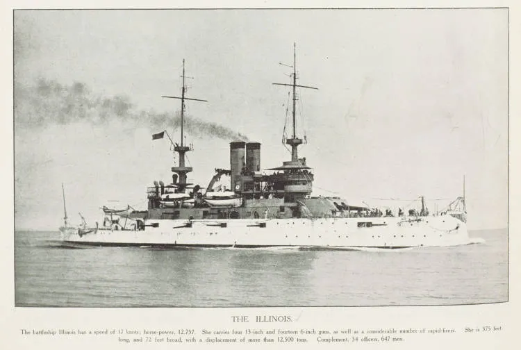 The Illinois (first-class battleship)