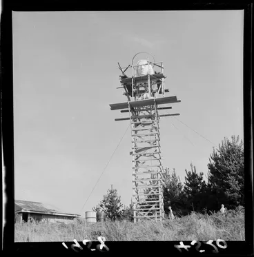 Image: Statue of The Virgin Mary, Our Lady of Lourdes, under construction, Paraparaumu, Kapiti Coast district