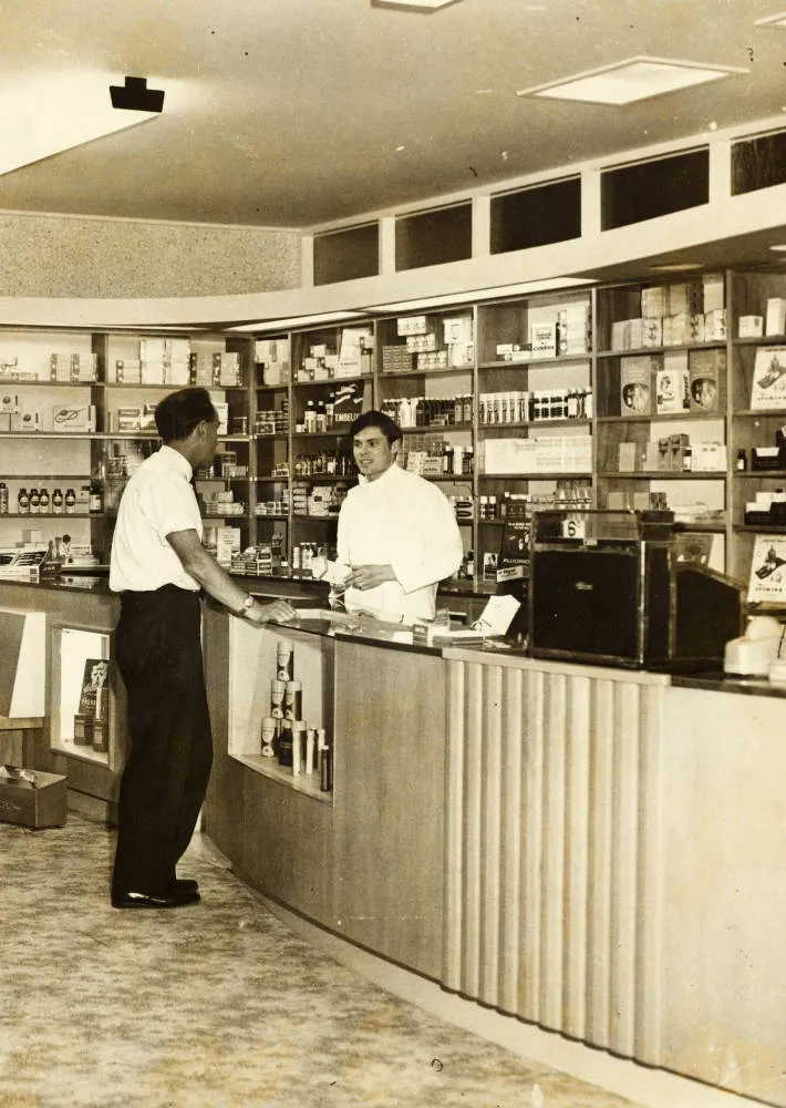 New pharmacy, Papatoetoe, 1964