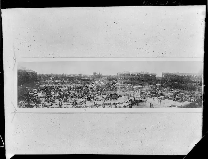 Scene at Salarang Barracks, Singapore - Photograph taken by A H Harding