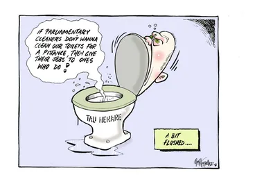 Image: Hubbard, James, 1949- :A bit flushed... 2 October 2013
