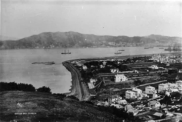 Image: Overlooking Thorndon, Wellington - Photograph taken by Burton Brothers
