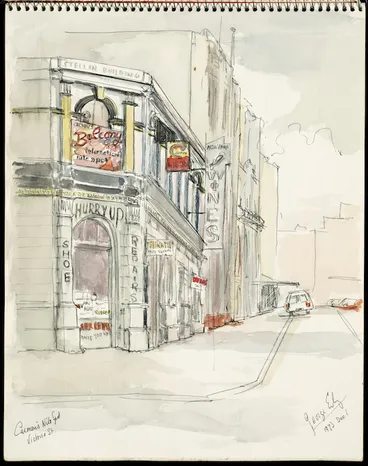 Image: Eiby, George Allison, 1918-1992 :Carmen's Nite Spot, Victoria Street. George Eiby. 1 Dec 1973