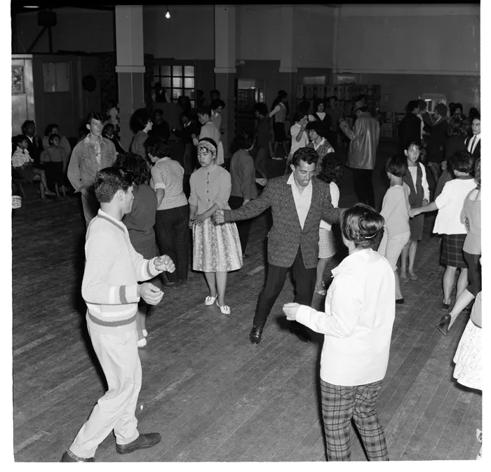 Scenes taken at the Auckland Maori Community Centre dance