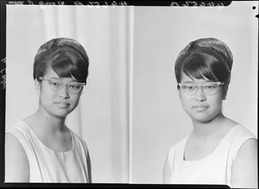 Image: Unidentified woman [Mrs Wong?] [two images]