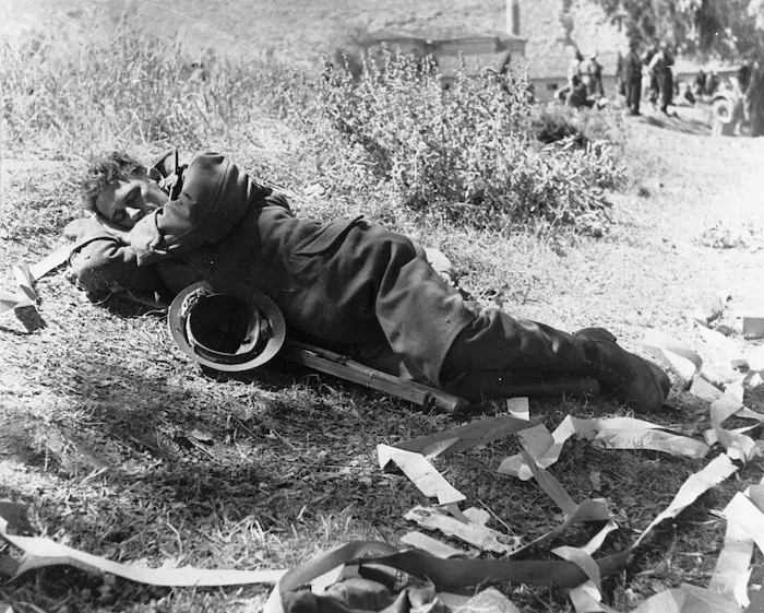 During the British retreat from Greece