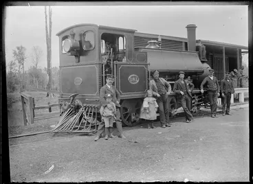Image: F Class locomotive, NZR 181, 0-6-0T type.