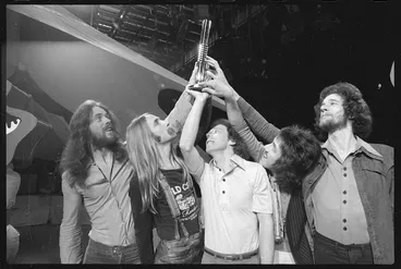 Image: Rockinghorse with award for group of the year