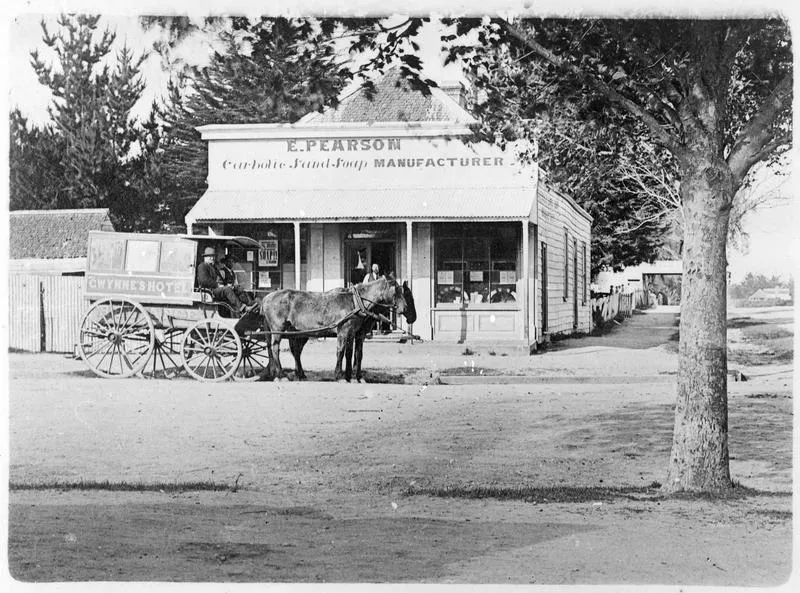 Edward Pearson's carbolic sand soap store