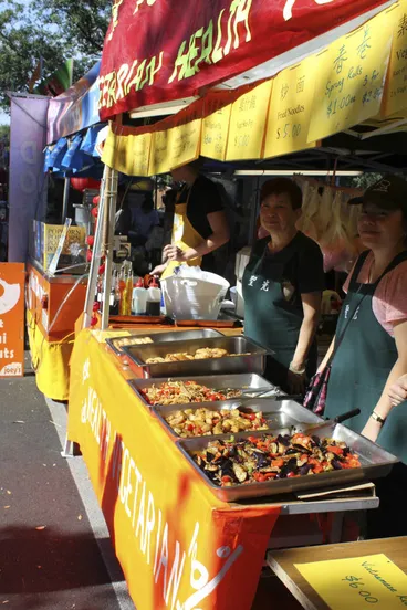 Image: Traditional Asian food, Auckland Lantern Festival.