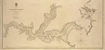 Tutukaka Harbour and Nongodo River in the Gulf of Shouraka, surveyed by N. C. Philips, 1837 Image: Tutukaka Harbour and Nongodo River in the Gulf of Shouraka, surveyed by N. C. Philips, 1837