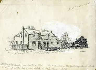 Image: Drawing: W. C. Webb's Bush Inn