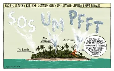 Image: Pacific leaders release communiques on climate change from Tuvalu