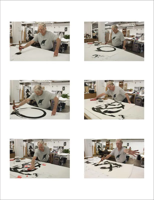 Max Gimblett, Karangahape Rd studio, 2013