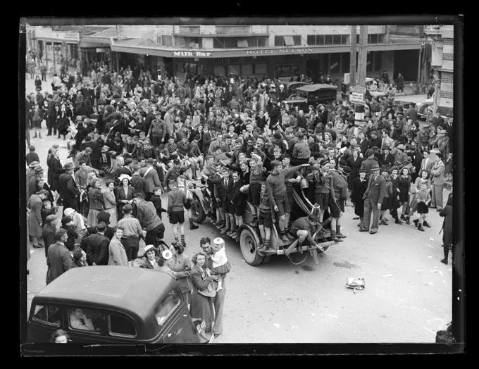 Victory Japan (VJ Day), Nelson