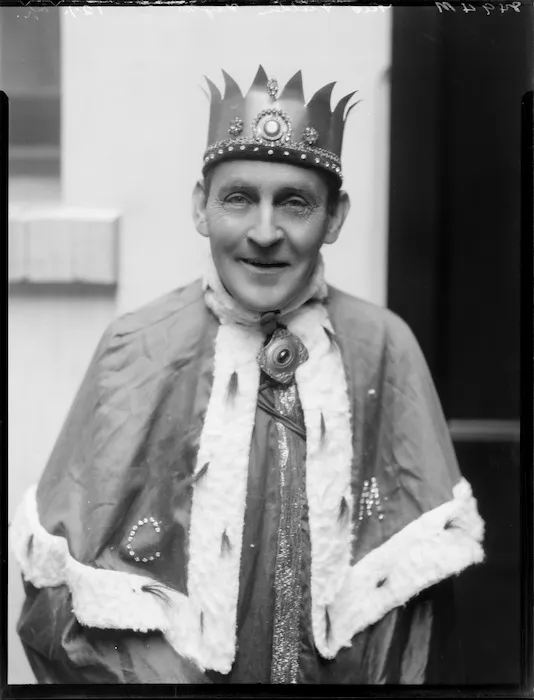 Reverend Taylor in fancy dress