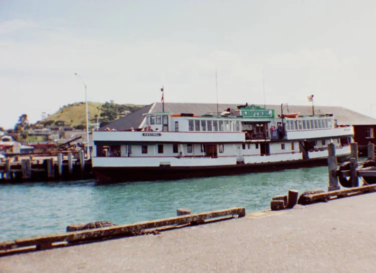 The ferry Kestrel at Devonport Wharf.