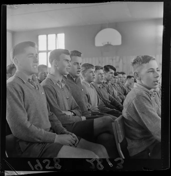 Naenae College pupils preparing for a music festival