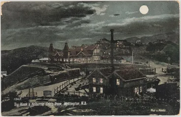 Image: Tea Kiosk and Kelburn Cable Tram, Wellington, New Zealand