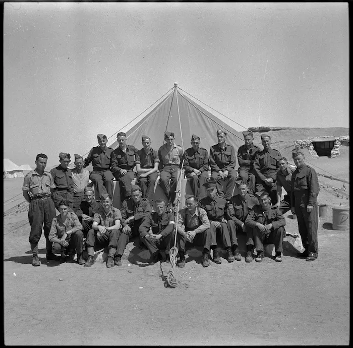 Group of OR repats from Italy at Maadi - Photograph taken by M D Elias