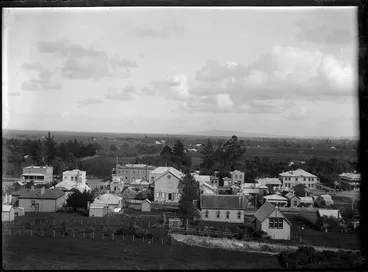 Image: Part one of a two-part panorama of Paeroa