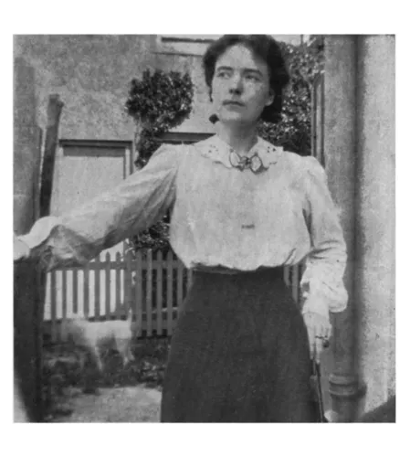 K.M. — Taken at Rottingdean June, 1910 — “this is the First Picture Showing Some Character.” K.M