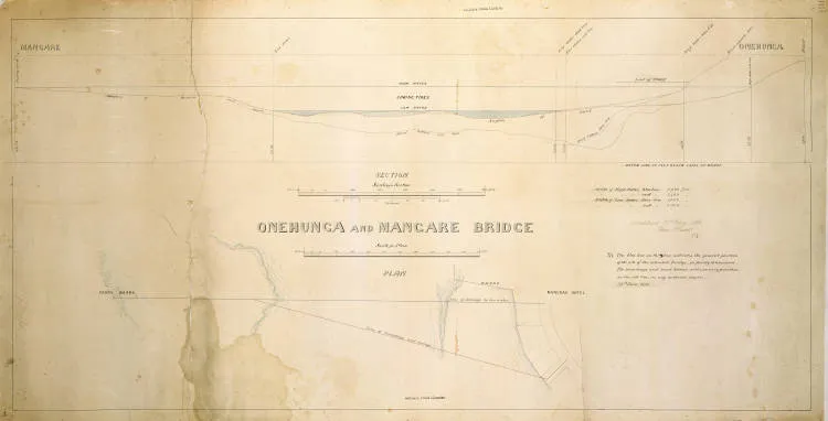 Onehunga and Mangare [sic] Bridge