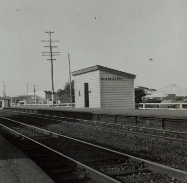 Māngere Railway Station, 1960s
