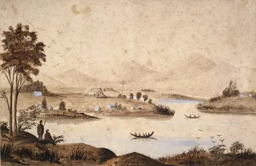 Image: Artist unknown :[Ngaruawahia] [186-?]