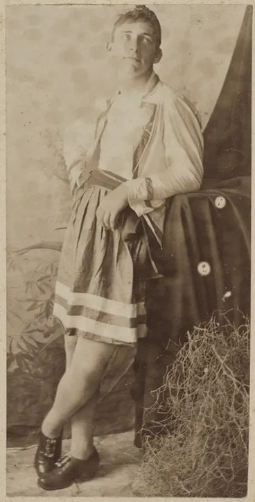 Image: Young man dressed as a pirate