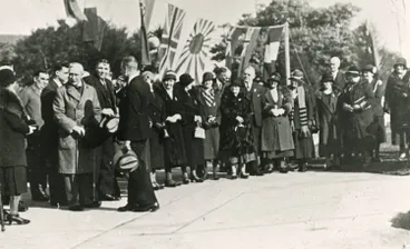 Lord Bledisloe at the Arbor Day ceremony, Civic Reserve, Birkenhead. Image: Lord Bledisloe at the Arbor Day ceremony, Civic Reserve, Birkenhead.