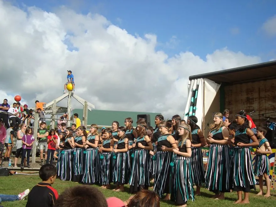Ohau School Kapa Haka Group in action - 19 March 2011