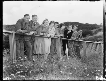 Image: Canterbury British Empire Games athletes, Wellington