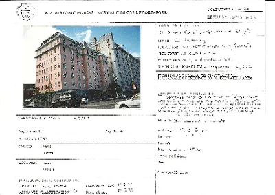 Building Record Form for St Elmo Courts, 47 Hereford Street, Christchurch