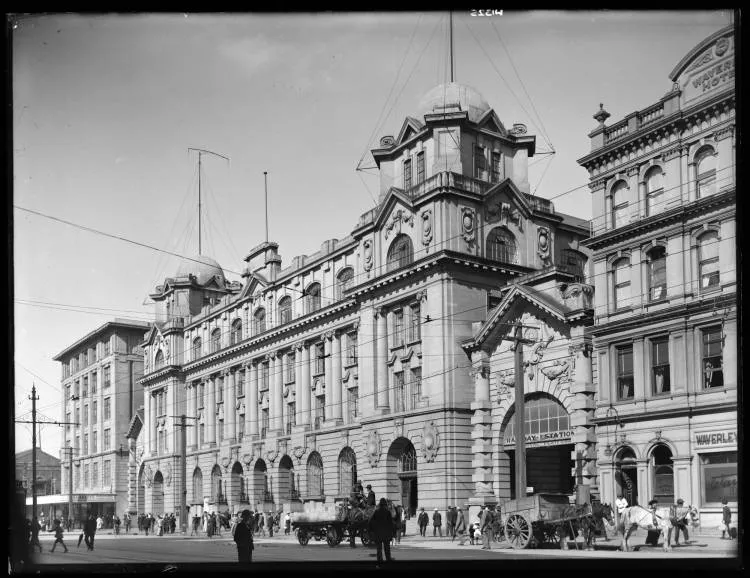 Chief Post Office, Queen Street, Auckland Central, 1915