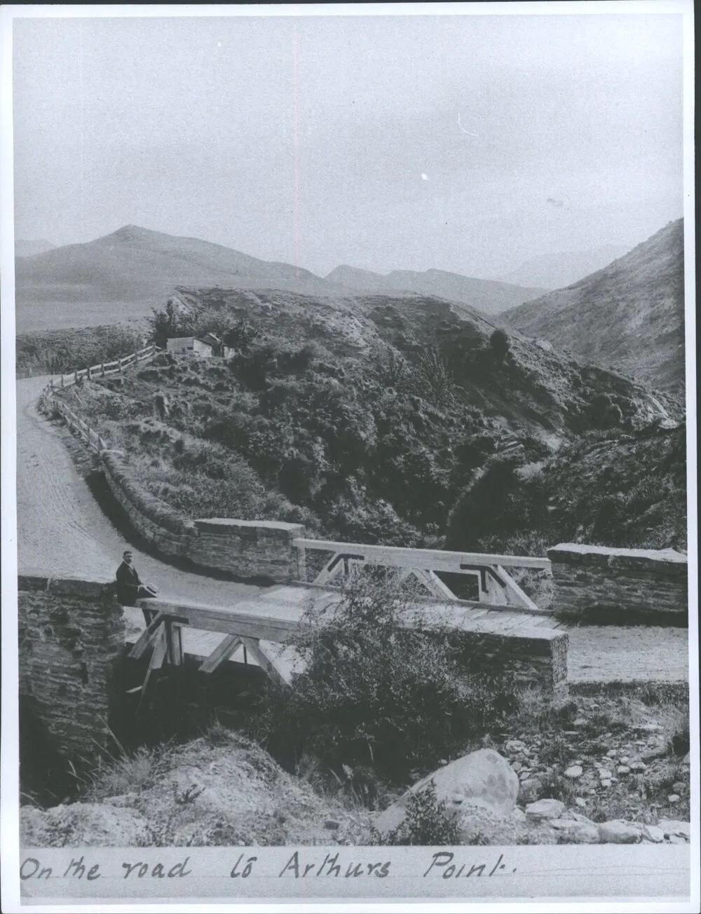 On the road to Arthur's Point