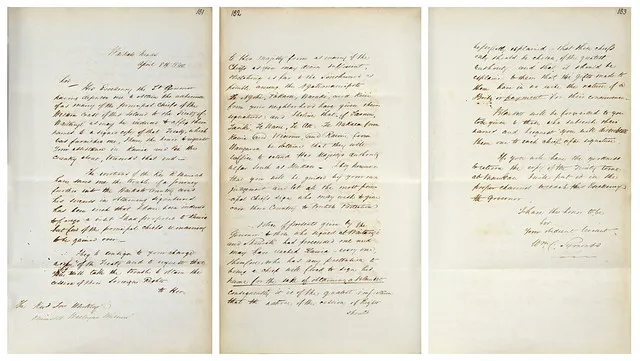 Instructions from William Symonds to John Whiteley