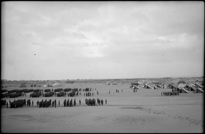 Inspection of troops at Maadi