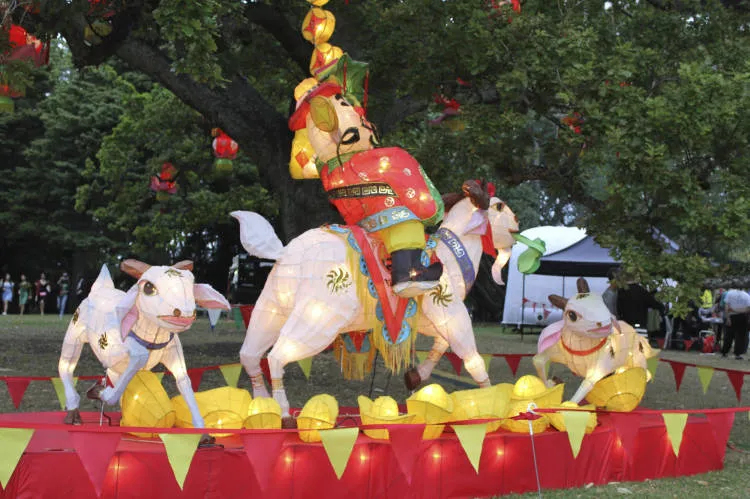 Chinese lanterns, Auckland Lantern Festival.