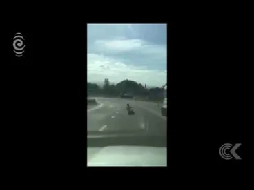 Teen cruising down Kaikmai Ranges on cart goes viral Image: Teen cruising down Kaikmai Ranges on cart goes viral