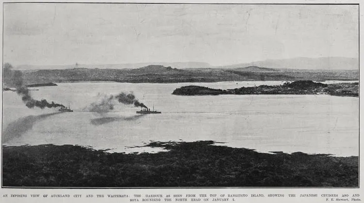 At Imposing View Of Auckland City And The Waitemata