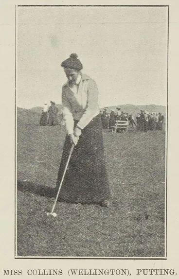 Image: Miss Collins (Wellington), putting