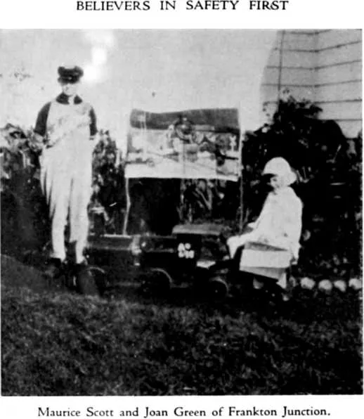 Believers in Safety First — Maurice Scott and Joan Green of Frankton Junction