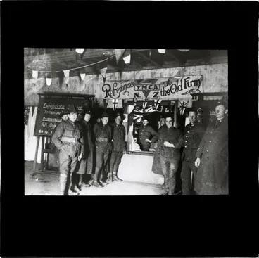 Image: Soldiers in YMCA Canteen, Langenfeld, Germany