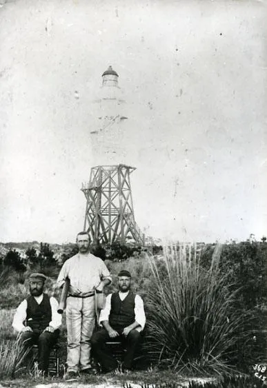 Photograph: Farewell Spit Lighthouse, 1892