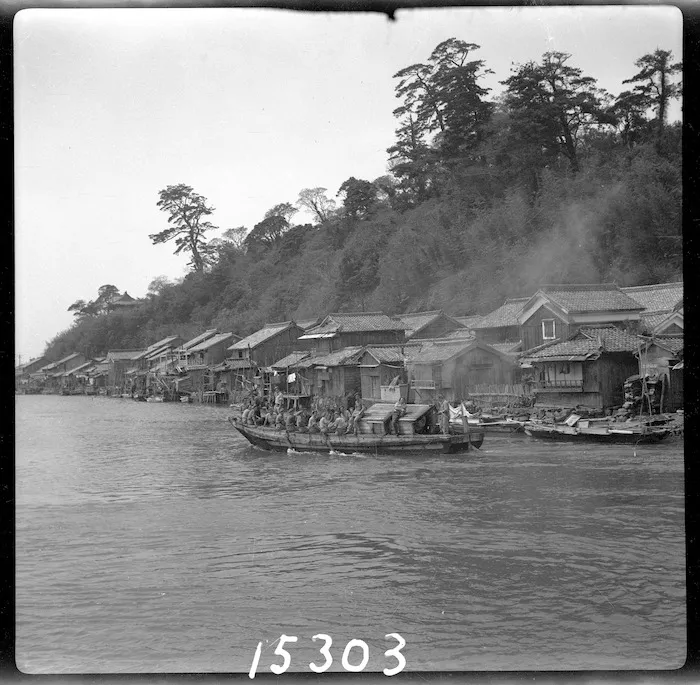 New Zealand soldiers at Hagi, Japan