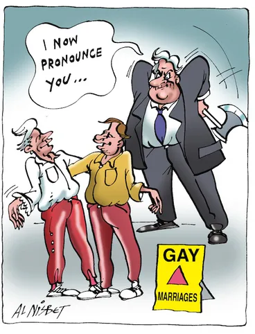 Image: GAY MARRIAGES. "I now pronouce you..." 15 April, 2004