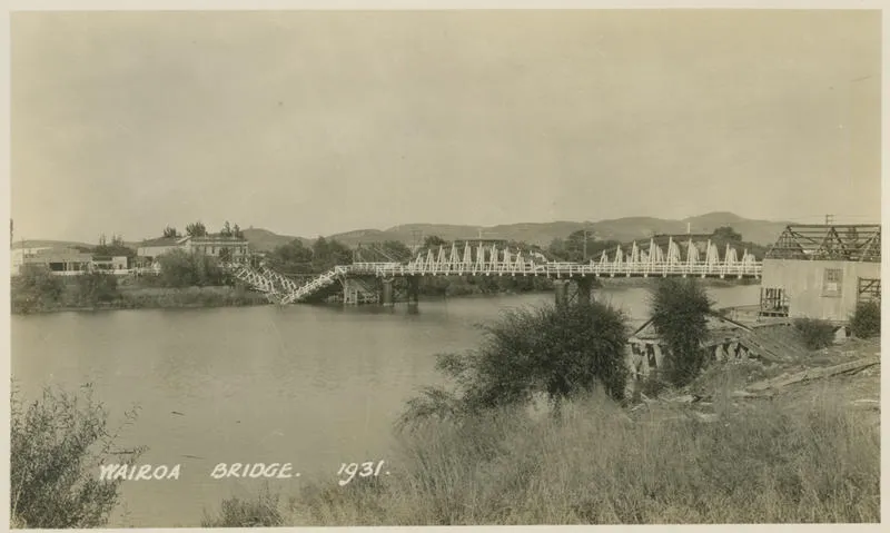Earthquake damage, Wairoa Bridge